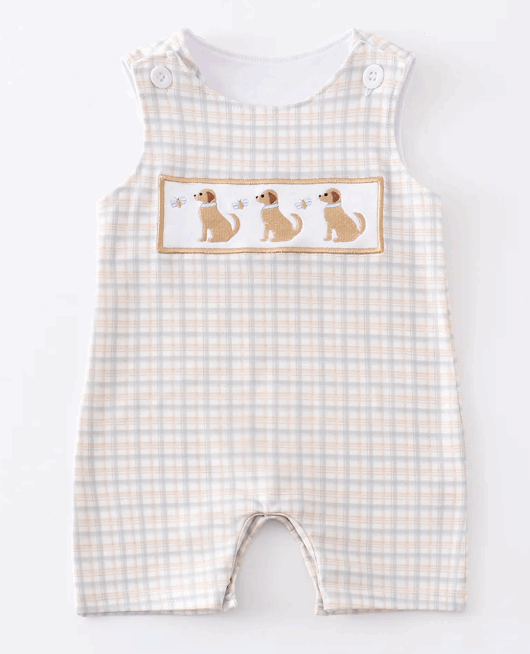 Brown Dogs Embroidered JonJon