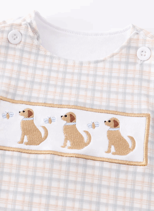 Brown Dogs Embroidered JonJon