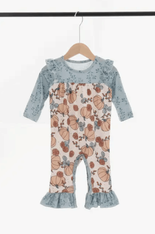 Fall Pumpkin Baby Romper
