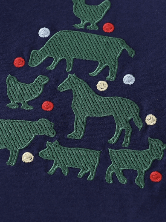 Farm Animal Christmas Tree Set