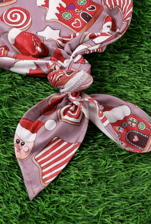 Christmas Print Baby Gown 0-12M