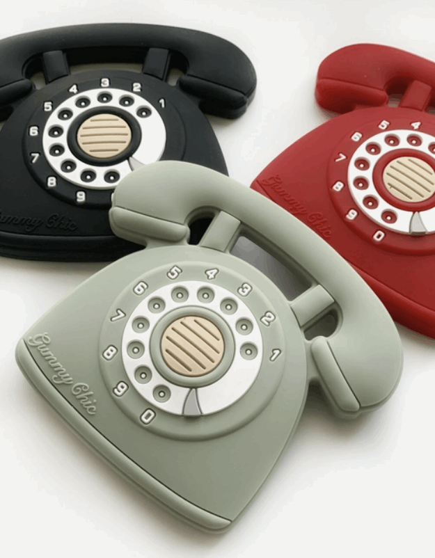 Rotary Phone Teether - Multiple Colors