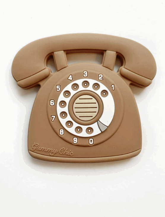 Rotary Phone Teether - Multiple Colors