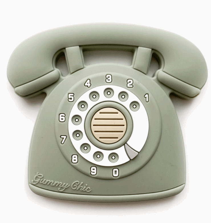 Rotary Phone Teether - Multiple Colors