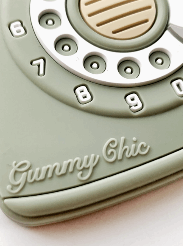 Rotary Phone Teether - Multiple Colors