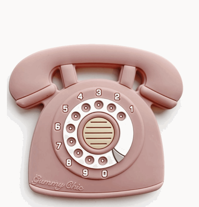 Rotary Phone Teether - Multiple Colors
