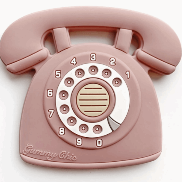 Rotary Phone Teether - Multiple Colors
