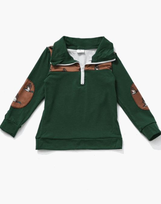 Green Duck Pullover