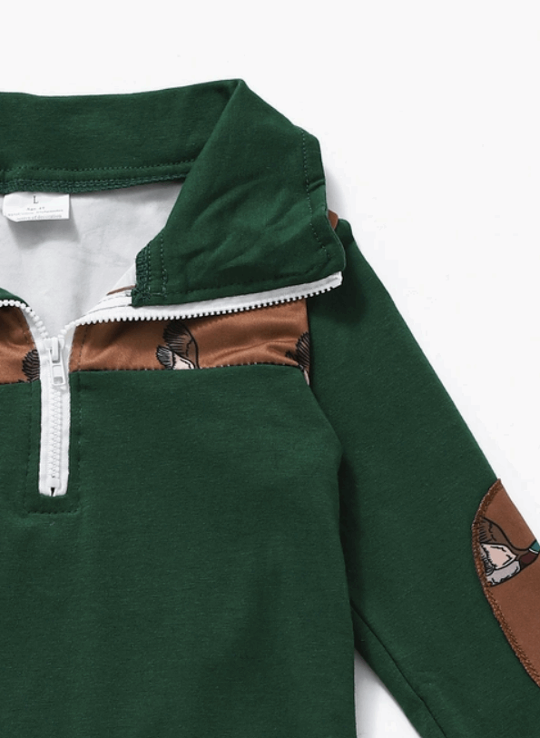 Green Duck Pullover