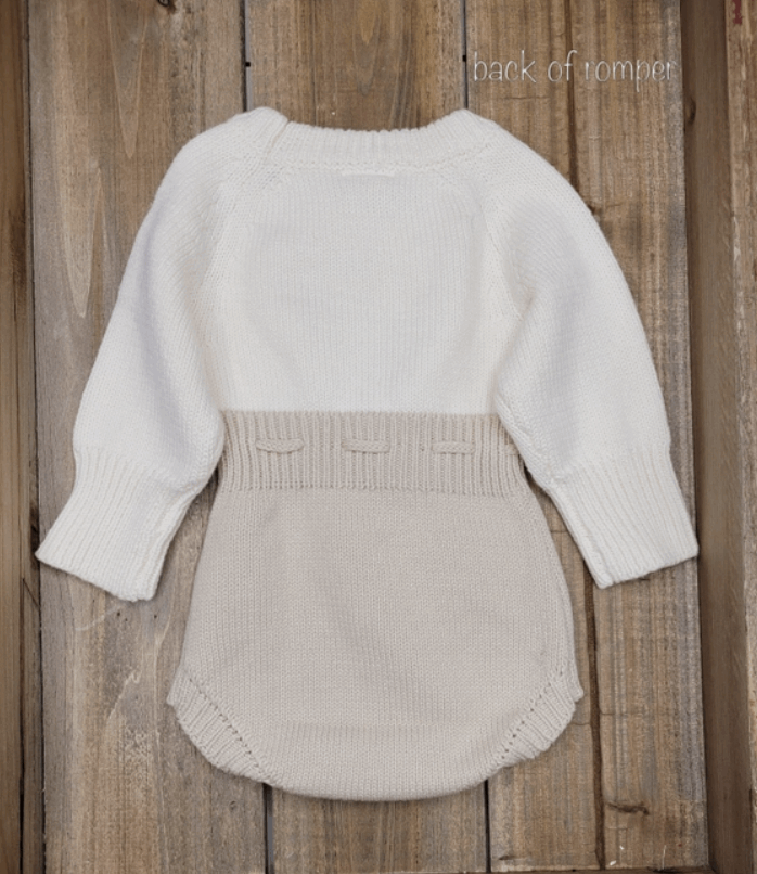 Baby Heart Sweater Romper