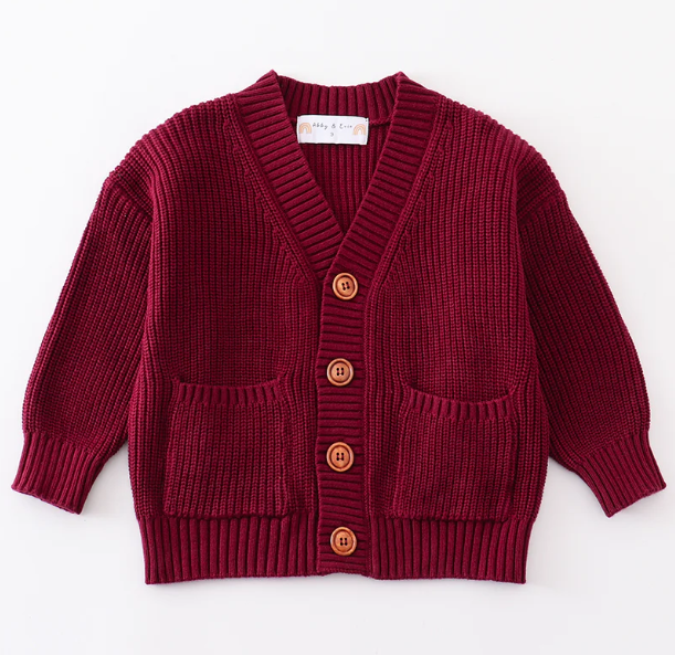 Pocket Cardigan Sweater - Multiple Colors