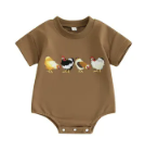 Embroidered Chicken Onesie