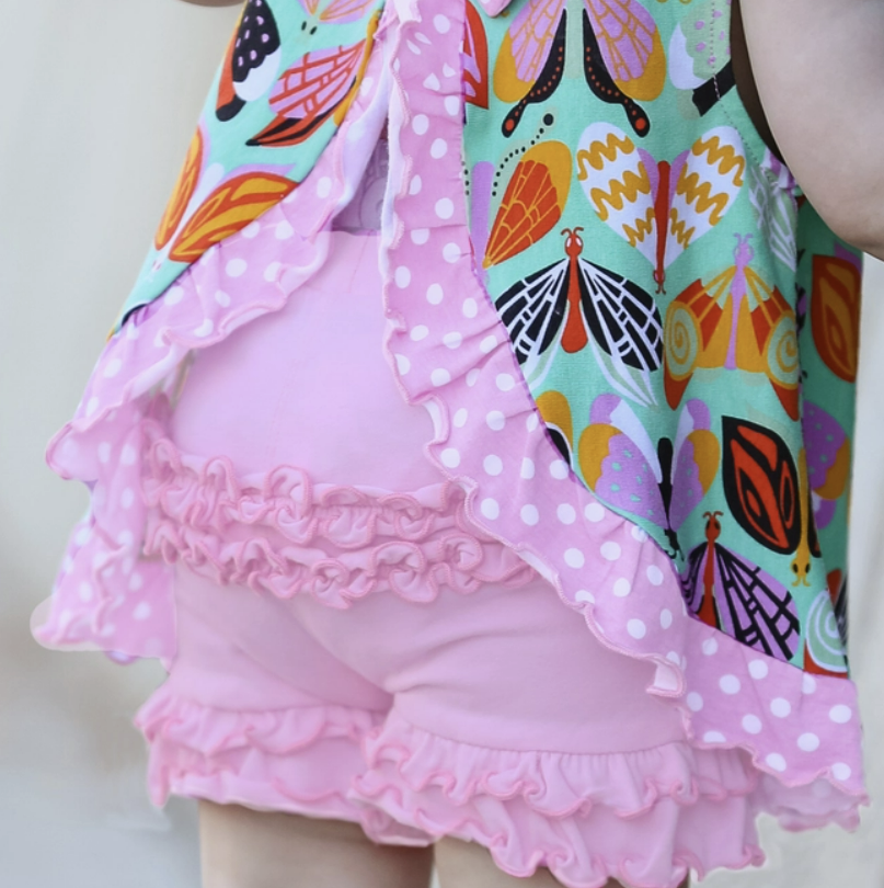 Pink Ruffle Shorts