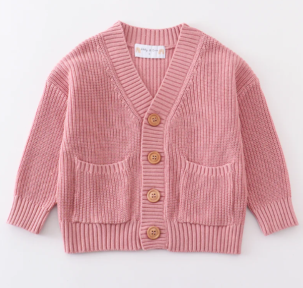 Pocket Cardigan Sweater - Multiple Colors