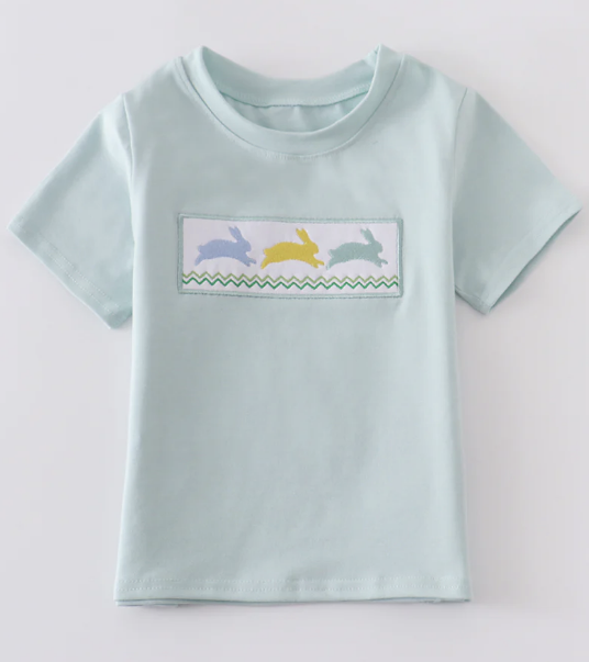 Bunny Hop Embroidered Top