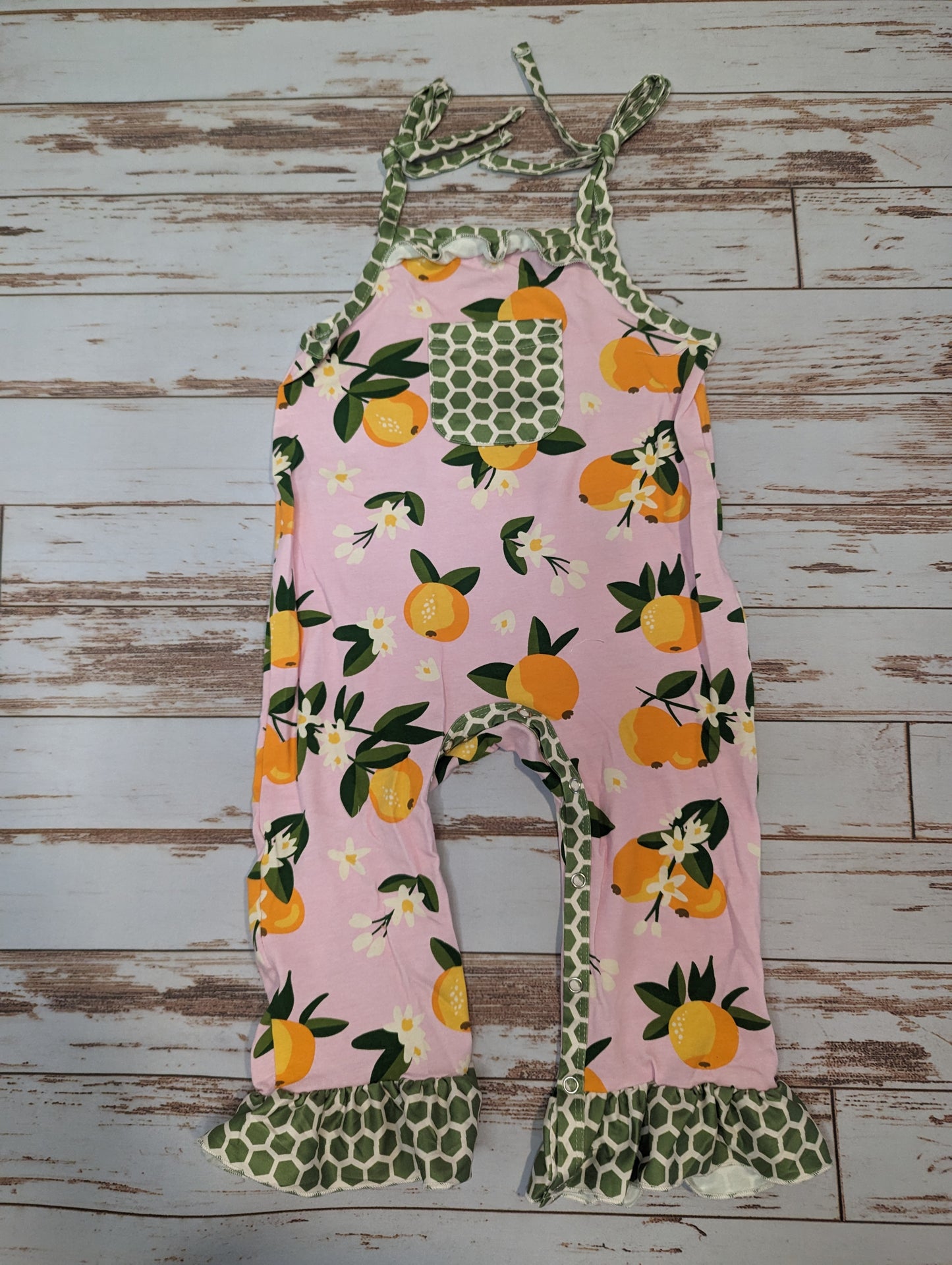 Peachy Baby Romper