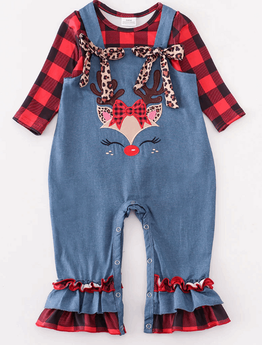 Reindeer Applique Romper