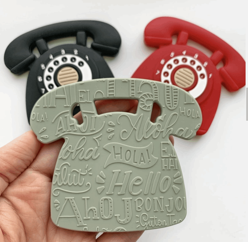 Rotary Phone Teether - Multiple Colors