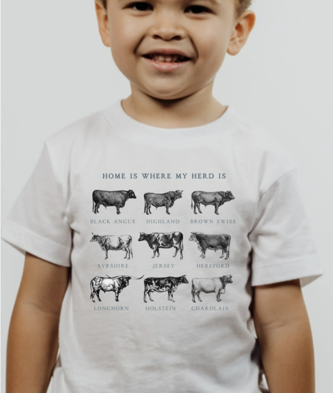 Cow Breed Short-Sleeve T-Shirt